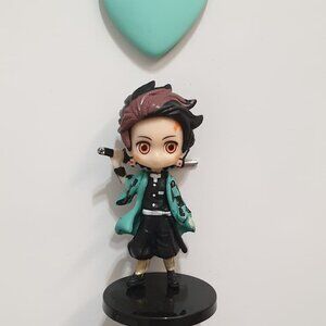 Demon Slayer Tanjiro Kamado 3D Figurine Fridge Magnet Home office Decor Fan Gift